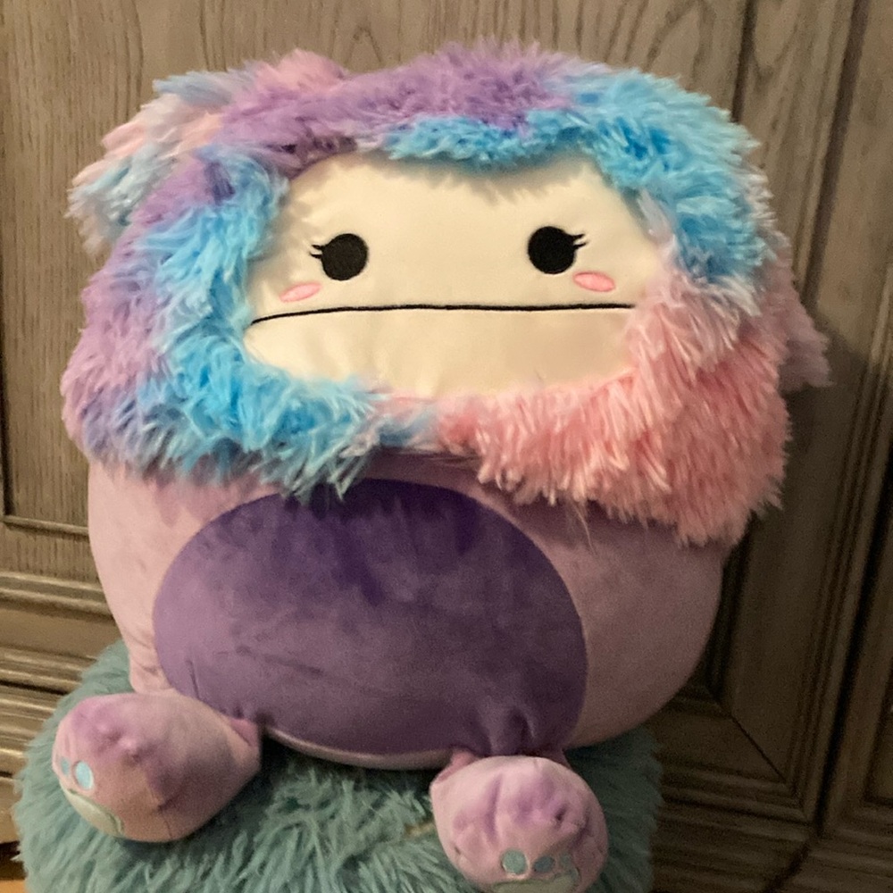 Squishmallows Pastel Blue and Pink Stuffed Animal